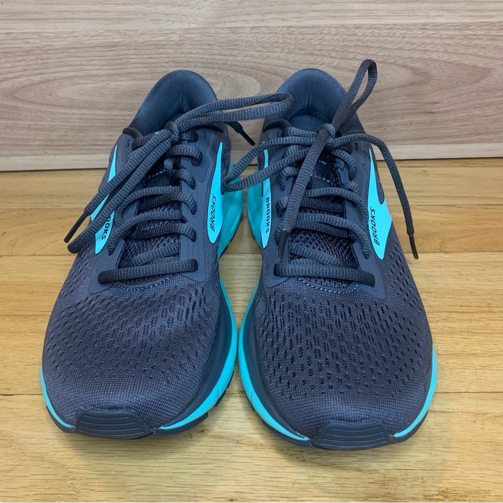 Brooks Women's Running Shoes - Black and Blue - Picture 3 of 7